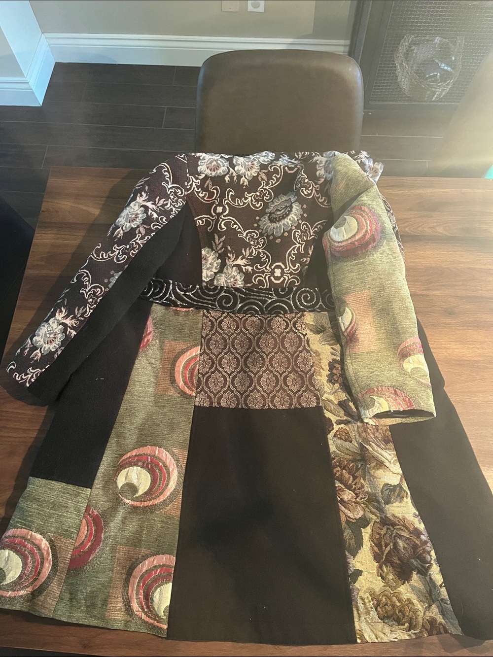 Pink Martini patchwork coat - Picture 3 of 3